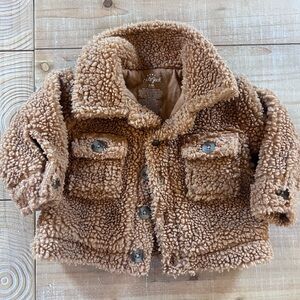 Cat & Jack Baby Brown Sherpa Jacket